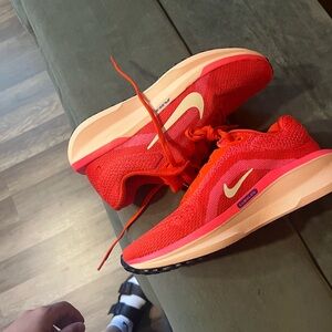 Nike Women's Vibrant Red Athletic Shoes